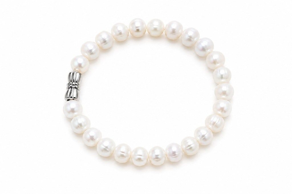 Bracelet Aube nacrée — Perles d'eau douce
