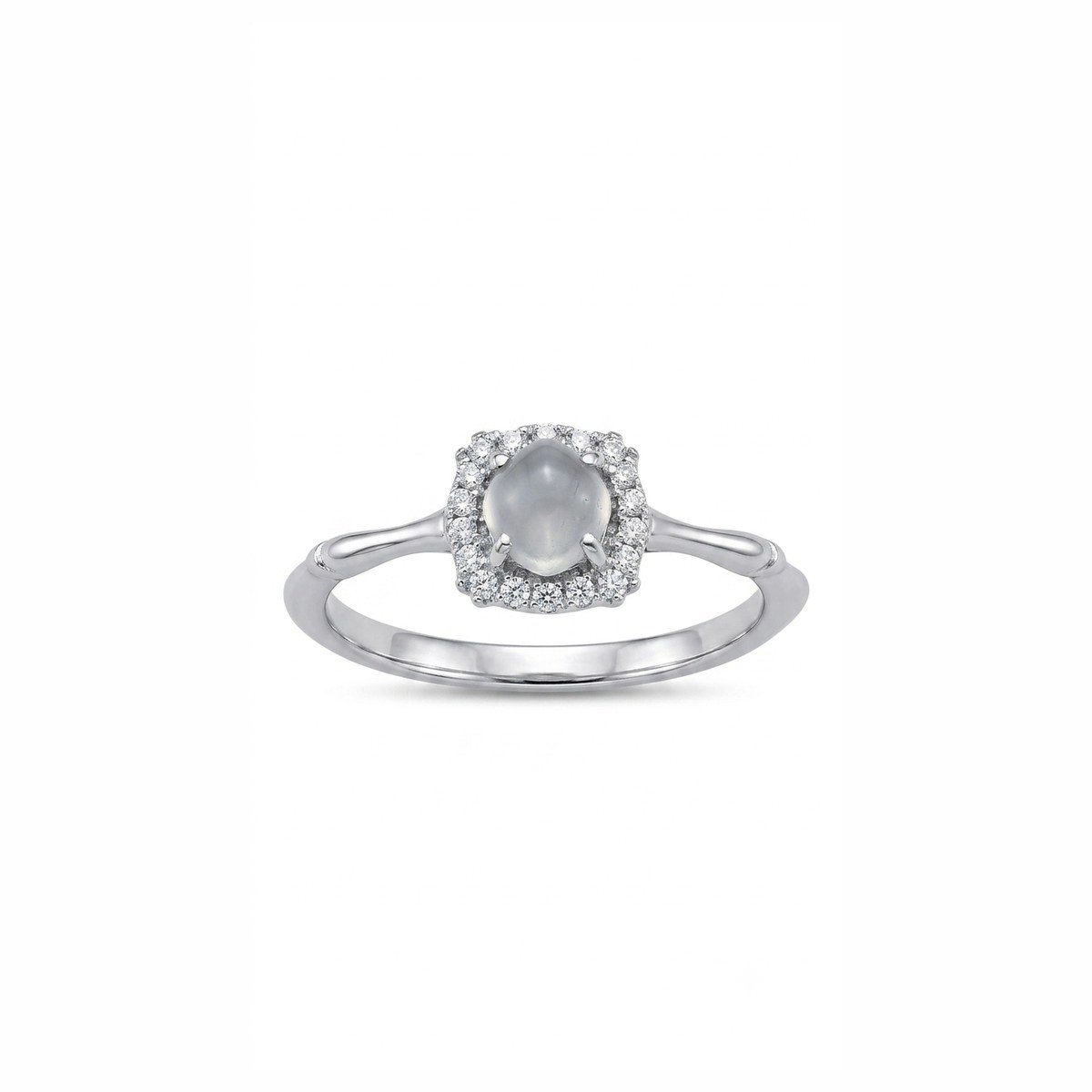 Bague Blanc précieux — Jade blanc