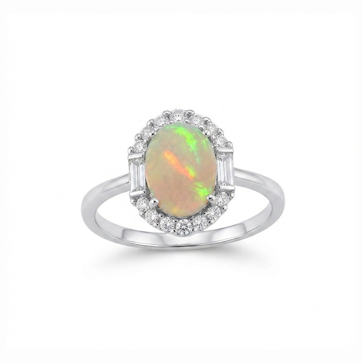 Bague Palais Céleste — Opale, taille ovale