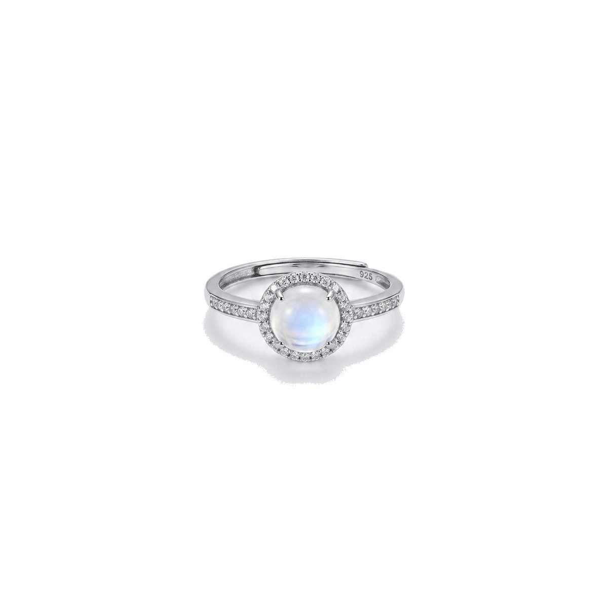 Bague Reflet précieux — Jade blanc